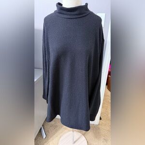 Lane Bryant Black Women's Cowl Neck Tunic